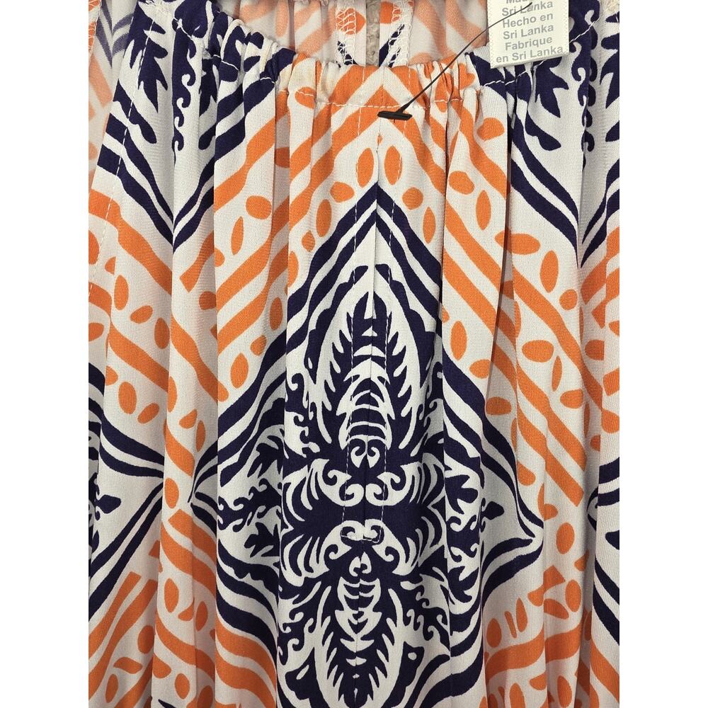 London Times Women's Sleeveless Printed Maxi Dress Size 8 - Picture 3 of 9